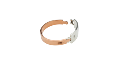 medical ID bracelet with hinged cuff